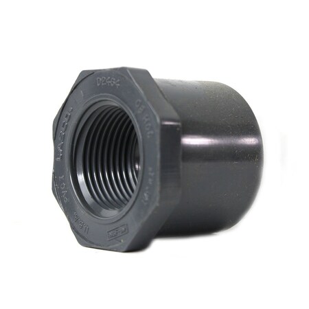 1 Inch Threaded X Threaded PVC 90 Degree Elbow - SCH 80 Plumbing Fitting By Thrifco